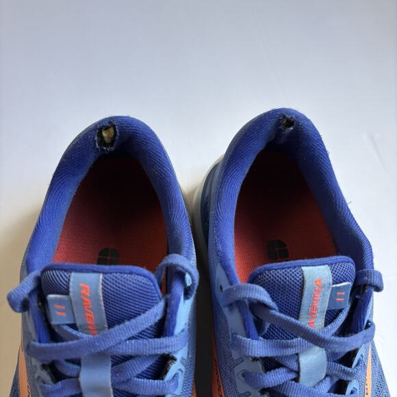 Brooks Womens Ravenna 11 Blue/Coral Running Shoes Size 9 - Picture 10 of 11
